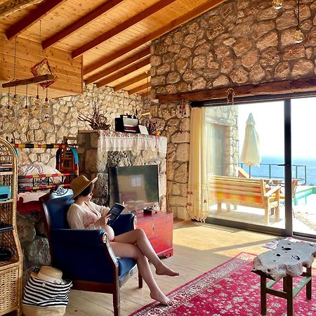 Shavilla Kalkan - Yali ' Da Korunakli 1+1 Villa Patara Exteriör bild