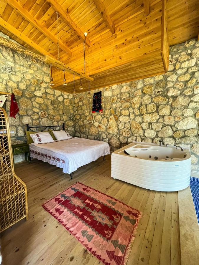 Shavilla Kalkan - Yali ' Da Korunakli 1+1 Villa Patara Exteriör bild