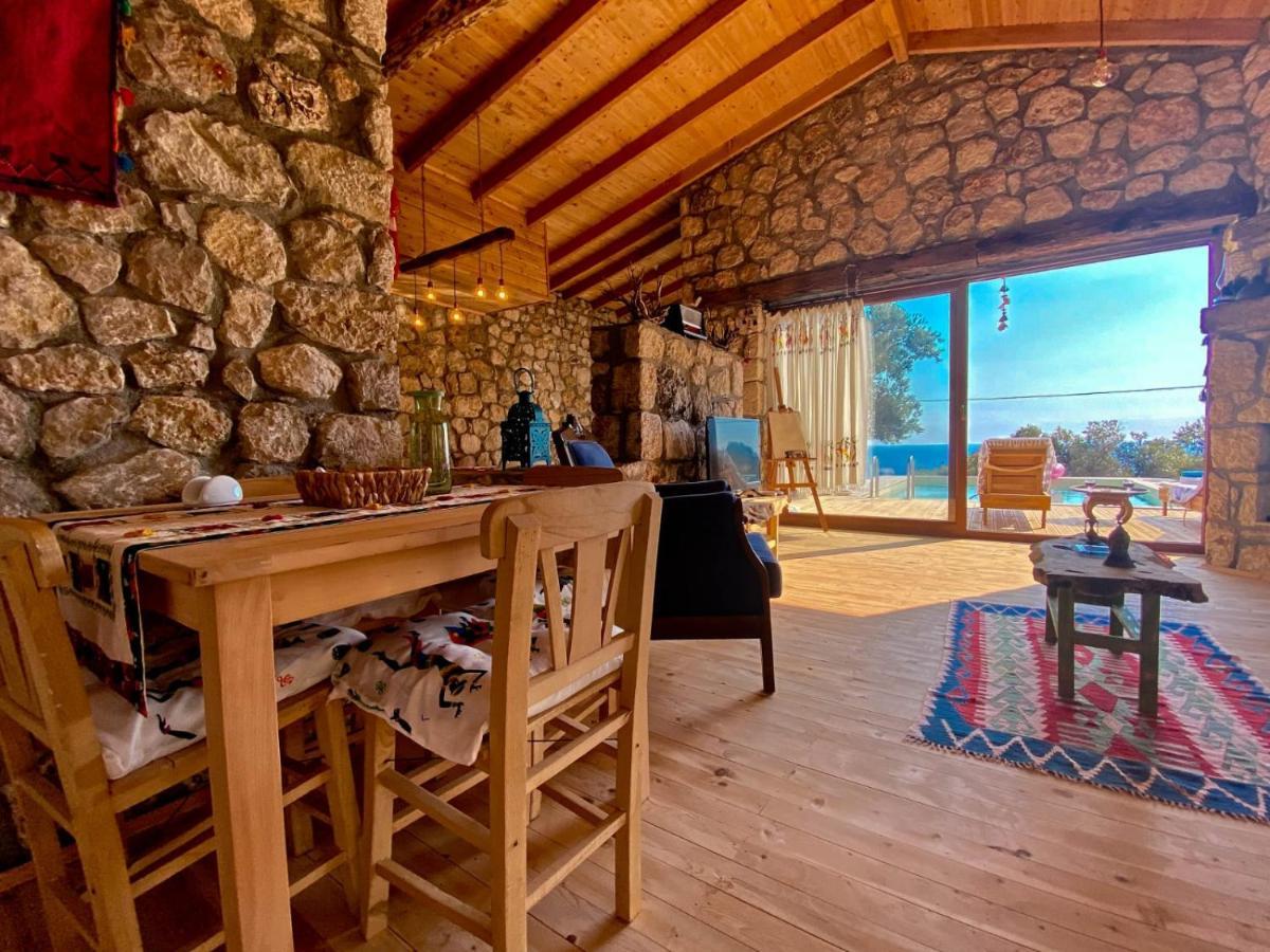 Shavilla Kalkan - Yali ' Da Korunakli 1+1 Villa Patara Exteriör bild