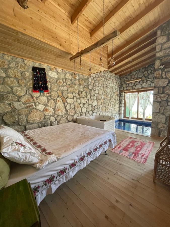 Shavilla Kalkan - Yali ' Da Korunakli 1+1 Villa Patara Exteriör bild