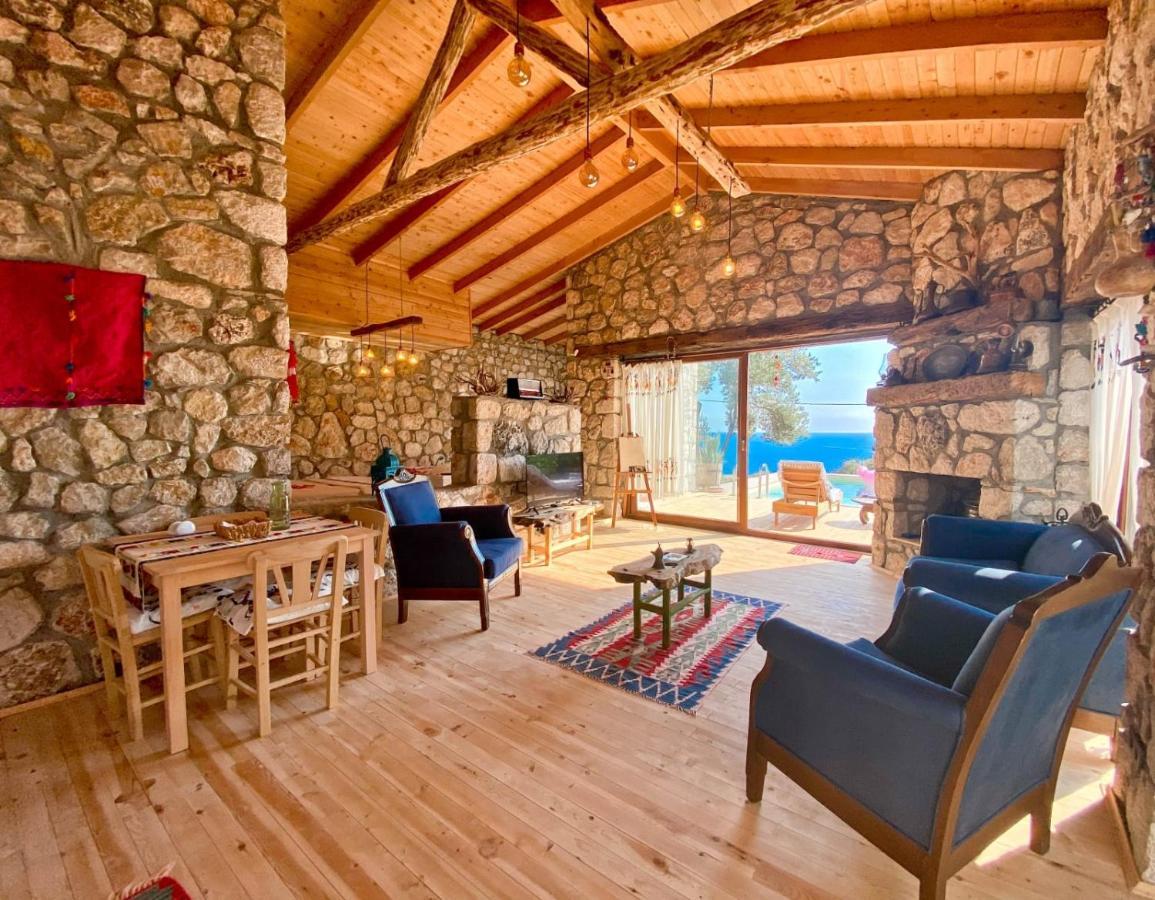 Shavilla Kalkan - Yali ' Da Korunakli 1+1 Villa Patara Exteriör bild